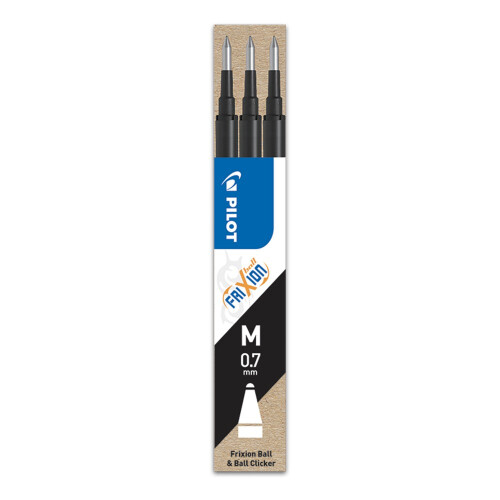Náplň gumovacia PILOT Frixion 0,7 mm/3 ks (Čierna)