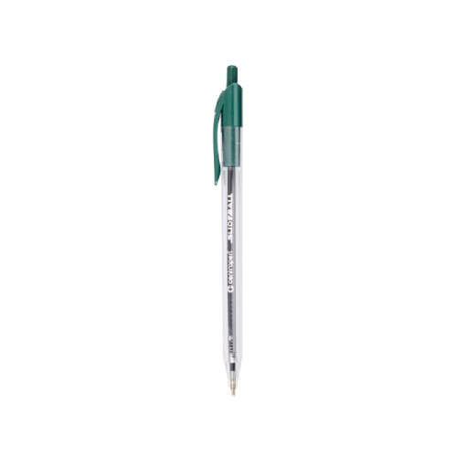 Pero guľôčkové CENTROPEN 2225 Slideball Clicker 0,3 mm (Zelená)