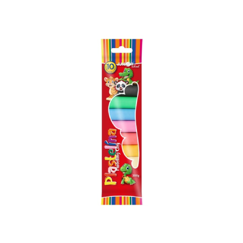 Plastelína JUNIOR 10 odtieňov, 200g