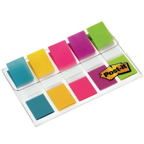 Záložky Post-it Index, úzke v zásobníku