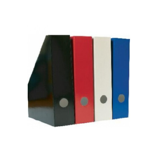 Stojan na časopisy Economy 7cm Herlitz biely kart.