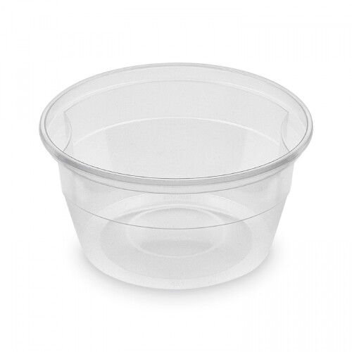 Miska na polievku 500ml PP 127mm priesvitná 50ks
