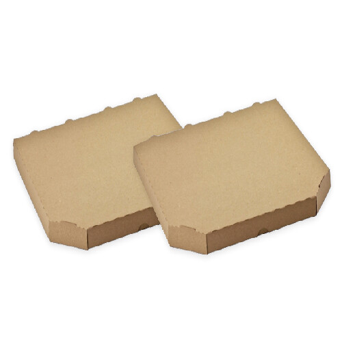 Krabica na pizzu 33x33x3,5 hneda 100ks