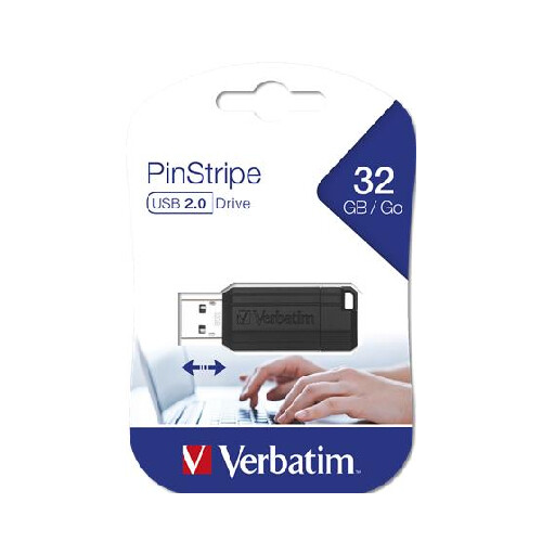 USB drive 32 GB Pin Stripe 11/8 MB/sec, ochrana heslom