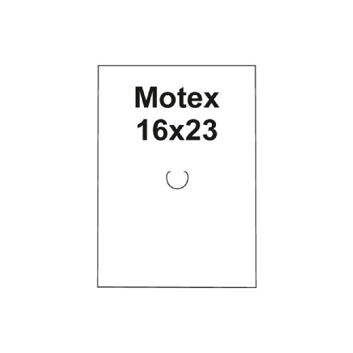 Cenové etikety MOTEX 16x23 biele, hranaté