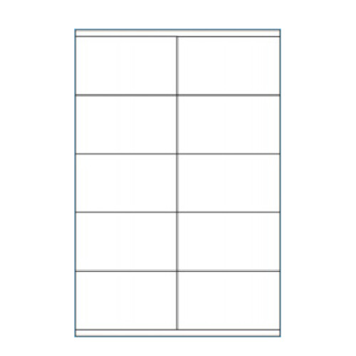 Etikety 105x57 mm biele (10)