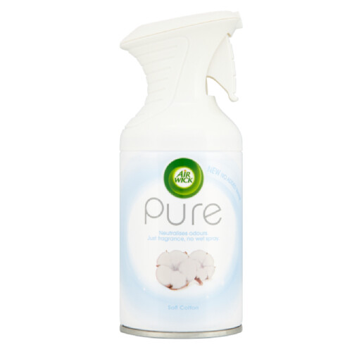 Air Wick osviežovač sprej 250ml Jemná bavlna