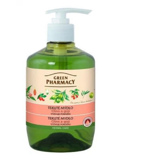 Green Pharmacy tekuté mydlo Olivy a goji 460 ml