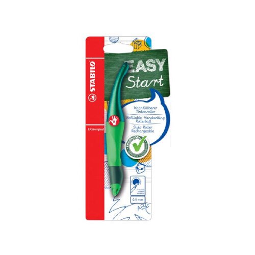 Ergonomický roller pre pravákov - STABILO EASY (Zelená)