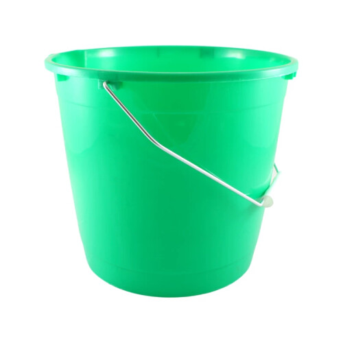 Vedro okrúhle, plastové – zelené 10l