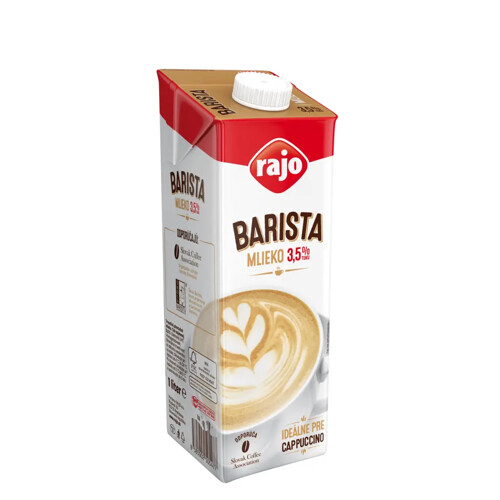 Trvanlivé mlieko plnotučné Barista 3,5% 1 ℓ