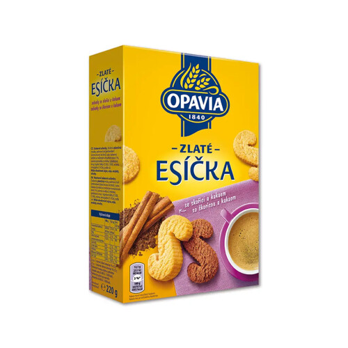 Zlaté Esíčka so škoricou a kakaom 220g