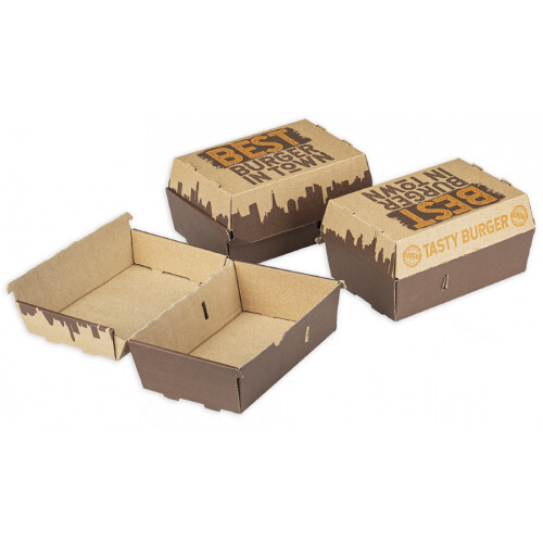 BOX hamburger DOUBLE 200x130x110 s potlačou  100ks