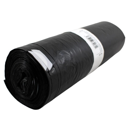 LDPE vrecia zaťahovacie čierne 40mic 120l 25ks