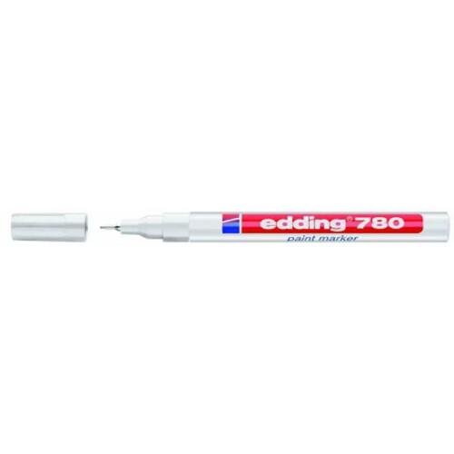 Popisovač edding 780 biely lakový