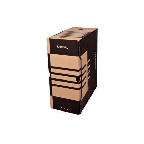 Archívny box DONAU 155mm hnedý