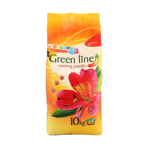 Prací prášok GREEN LINE COLOR 10 kg