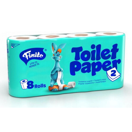 Toaletný papier FINITO 2-vrst.18m (8ks)