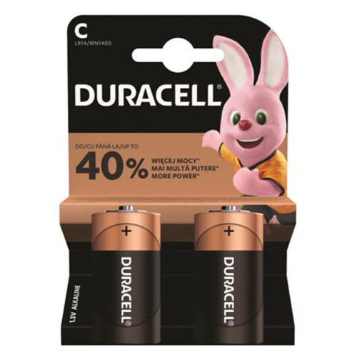 Batéria DURACELL C baby LR14, 2ks