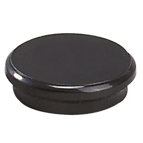 Magnet 24 mm čierny 10 ks