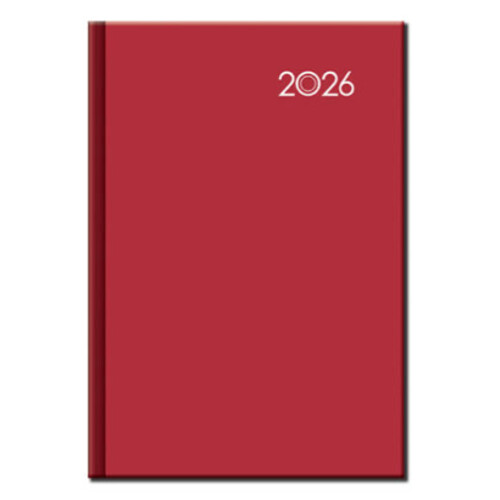 Denný diár A5 - FALCON červený - 2026