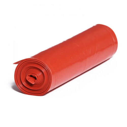 LDPE vrecia červené 700x1100mm/40mic 120L 25 ks