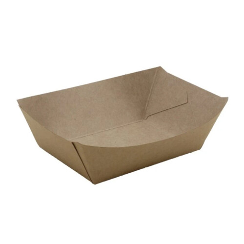 KRAFT papierová  miska 800ml  L 137x88x55, 50 ks