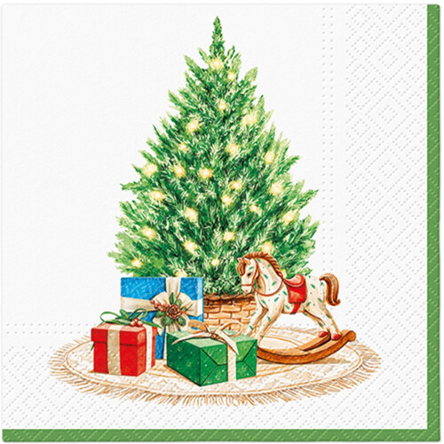 Obrúsky PAW L 33x33cm Christmas celebrations