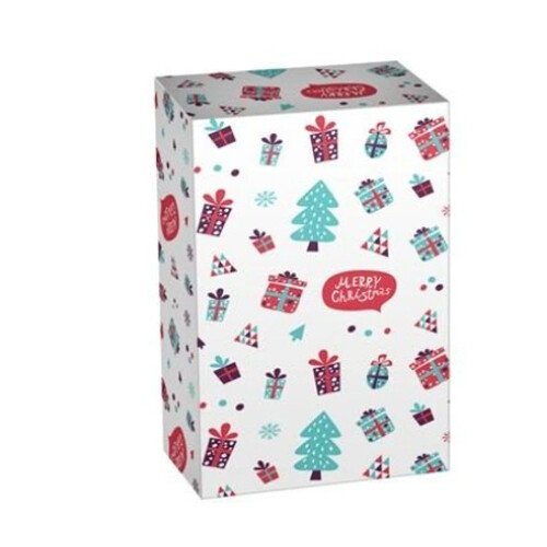 Krabicka na cukrovinky Cake box 125x210x70mm Christmas vianoce