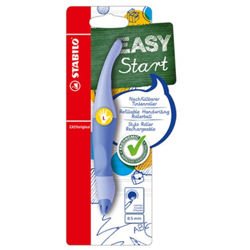 Roller guľôčkový STABILO EASYoriginal Holograph pre ľavákov, obláčikovo modrá (obláčikovo modrá)