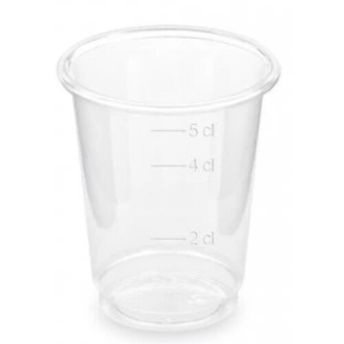 Pohár z PET plastový 2cl/4cl/5cl (40ks)