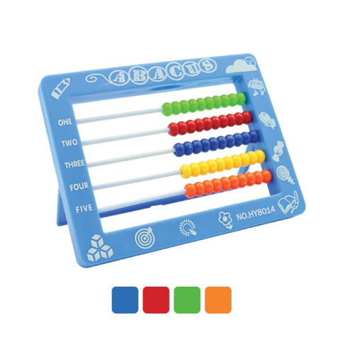 Počítadlo plastové 14,9x11,2x1,3 cm (mix 4 farieb)