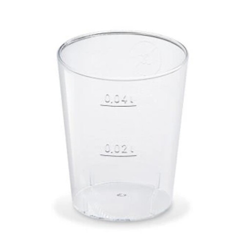 Pohár krystal 2cl/4cl (40ks)