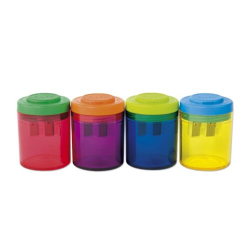 Strúhadlo školské MILAN na dve ceruzky s boxom