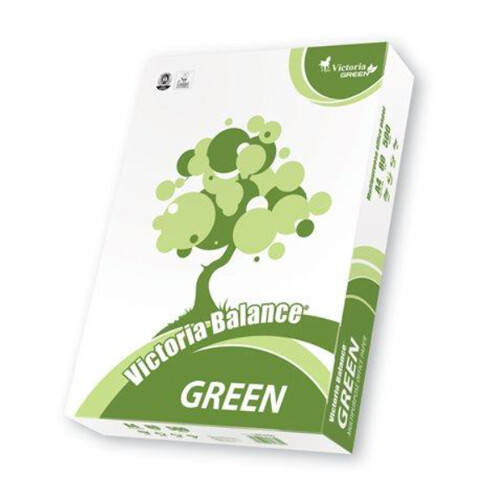 Kancelársky papier, recyklovaný, A4, 80 g, VICTORIA PAPER ''Balance Green''
