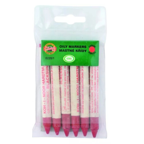 Krieda na sklo 8220 - červená