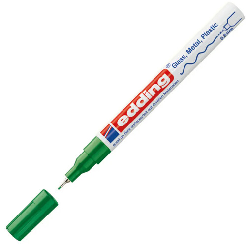 Lakový popisovač edding 780 zelený
