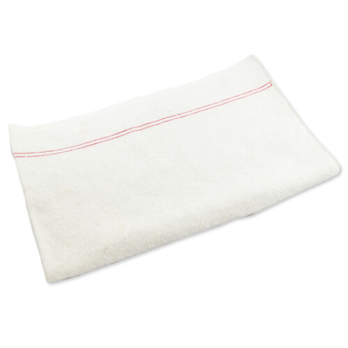 Netkaná bavlnená handra BIELA 60x70 cm