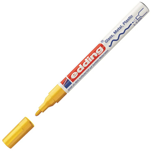 Lakový popisovač edding 751 žltý