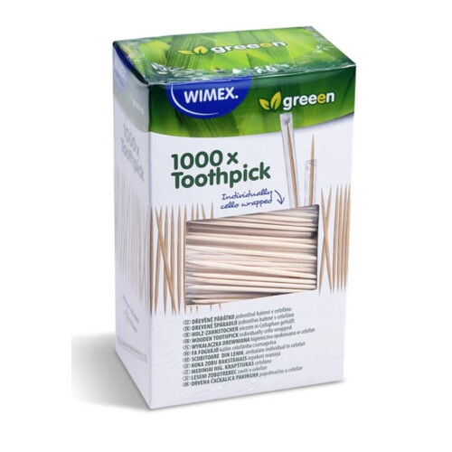 Špáradlá jednotlivo balené (1000ks) celofán