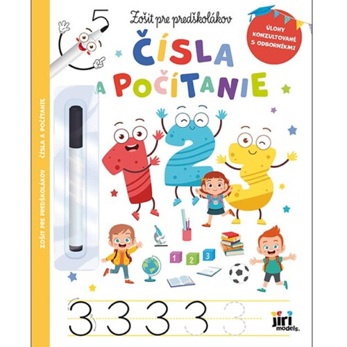 Zošit pre predškolákov JM Čísla a počítanie