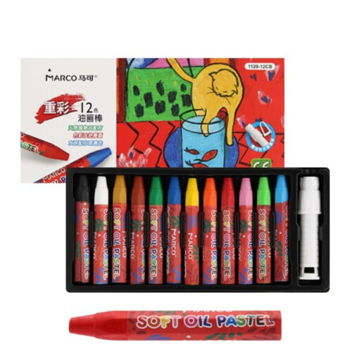 Pastel olejový MARCO Oil Pastel - sada 12 ks