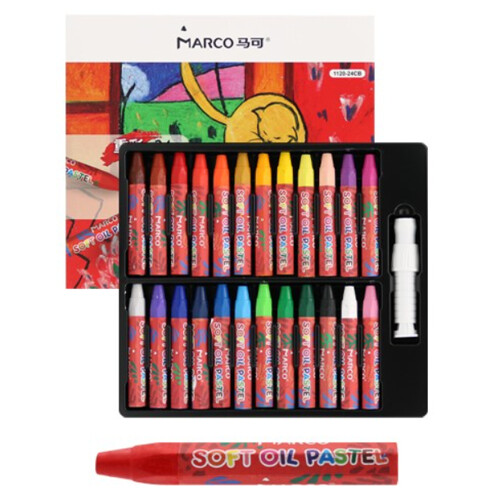 Pastel olejový MARCO Oil Pastel - sada 24 ks