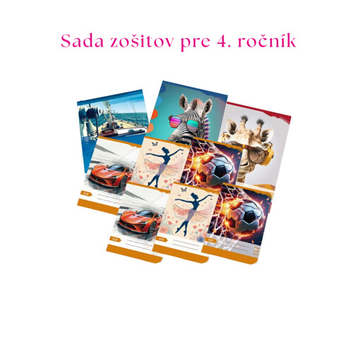 Sada zošitov pre 4 ročník