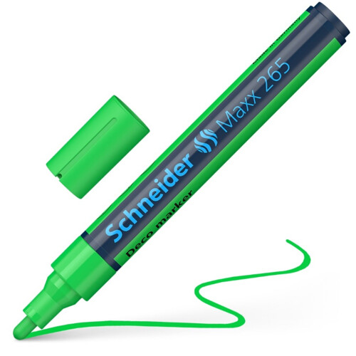 Popisovač kriedový Schneider Maxx 265 neon - zelený