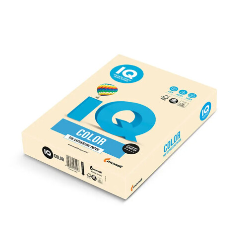 Farebný papier IQ color krémový CR20, A4, 160g
