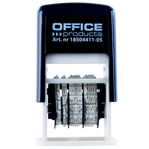 Pečiatka Office products dátumová samofarbiaca, mesiac číslom, čierna