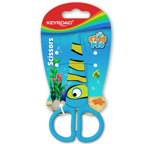 Školské nožnice KEYROAD, 12 cm, blister, rôzny motív