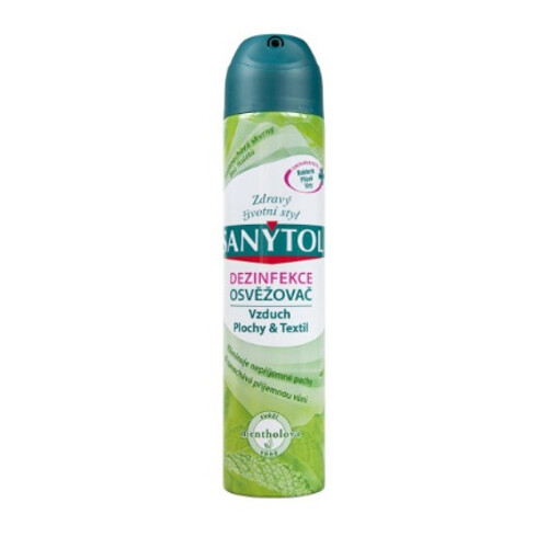 Sanytol dezinfekčný osviežovač A&S Menthol 300ml