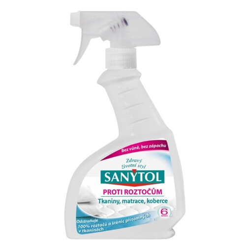 Sanytol proti roztočom na tkaniny, matrace, koberce, 300 ml